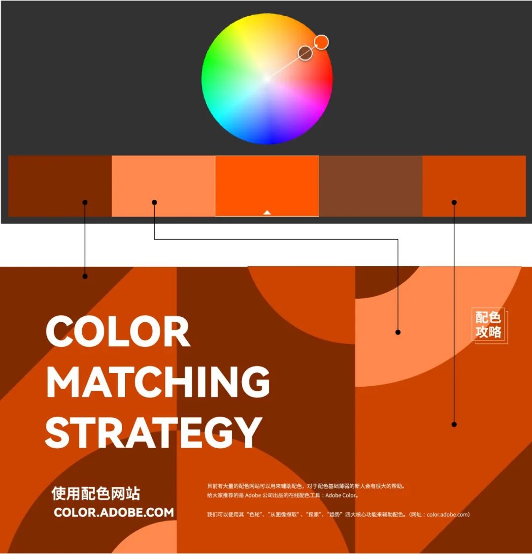 平面設計教程!最簡單的配色方法:單色配色法